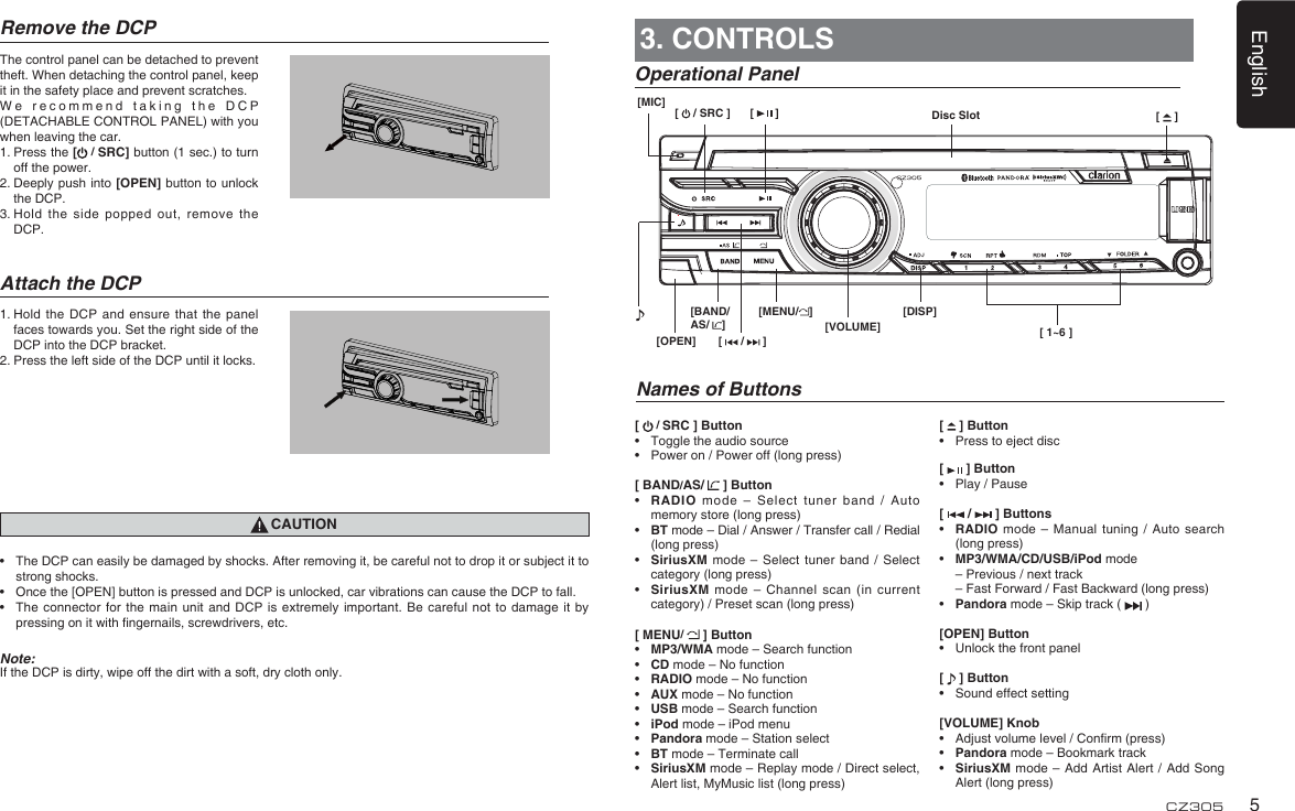Clarion Drb2475 Car Stereo System User Manual